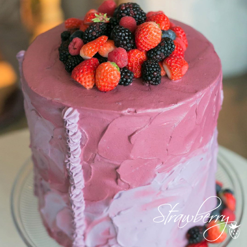 １段 ウェディングケーキが可愛い 実例アイディアをご紹介 Strawberry