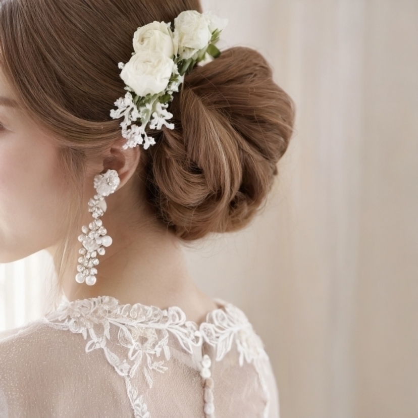 2次会の花嫁ヘアメイク♡♡「どこで」「どんな風にお直しするのか」を確認することが大事なんです◎