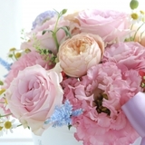 オールシーズン対応可能◎花嫁さんにぴったり♡トレンドの多幸感カラーで作るブーケについて◎