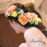 結婚式のヘアスタイルは決まりましたか？♡ブーケと同じお花を使ったスタイルがかわいいんです＊＊