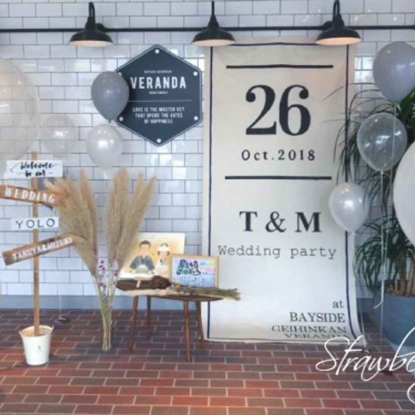 結婚式の必須アイテム*ウェルカムボード*♡簡単にできるDIY方法♪