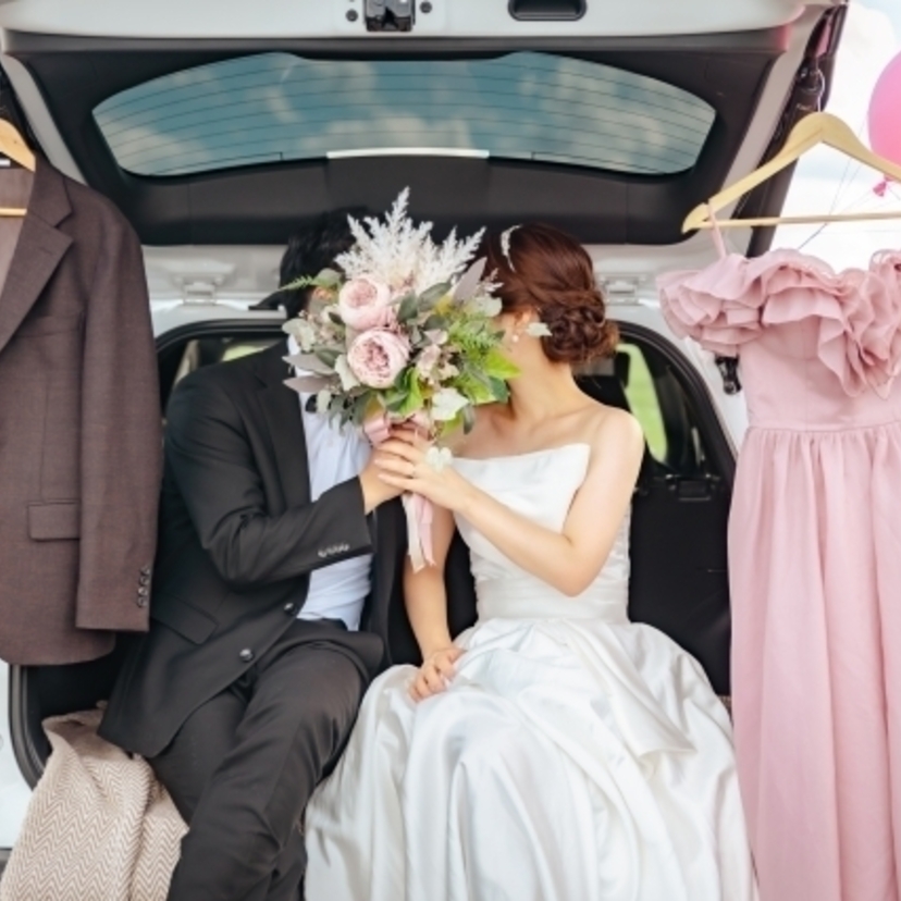 ウェディングカーで叶えるおしゃれウエディング♡前撮り・装飾・準備アイディア♡♡