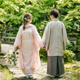 夏婚花嫁さんの前撮りにもお色直しにもオススメ♡透明感抜群な「オーガンジー色打掛」の魅力とおすすめな理由＊