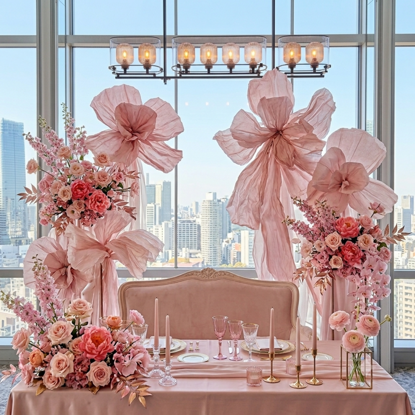 前撮り・結婚式の定番映え♡「ビッグフラワー」をおしゃれに今っぽく取り入れる演出アイデア＊ 