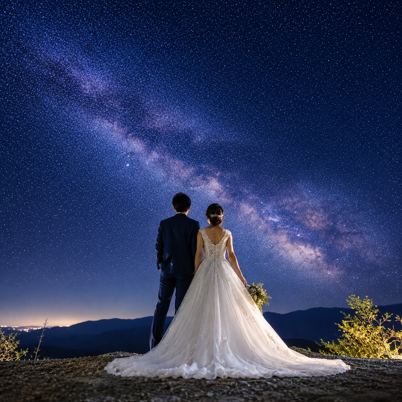 星の力を借りてお守りに♡プロポーズや結婚記念日に選びたい「星言葉」のご紹介＊
